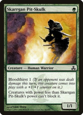 naokuroshop MTG [GPT][096][緑][C][EN][スカルガンの穴潜み/Skarrgan Pit-Skulk] NM