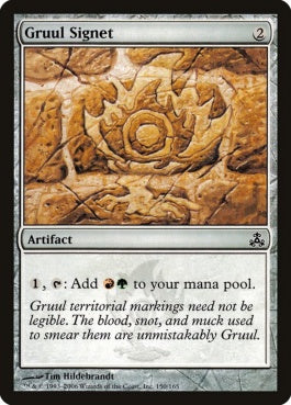 naokuroshop MTG [GPT][150][茶][C][EN][グルールの印鑑/Gruul Signet] NM