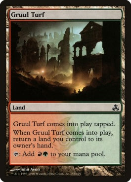 naokuroshop MTG [GPT][158][土地][C][EN][グルールの芝地/Gruul Turf] NM