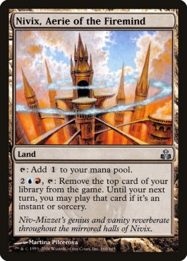 naokuroshop MTG [GPT][160][土地][U][EN][火想者の高巣、ニヴィックス/Nivix, Aerie of the Firemind] NM