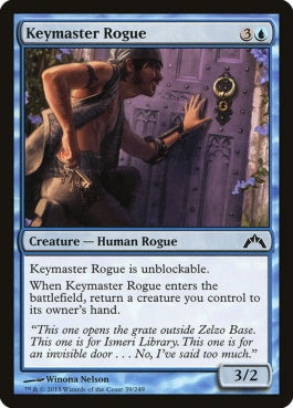 naokuroshop MTG [GTC][039][青][C][EN][鍵達人のならず者/Keymaster Rogue] NM