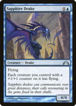 naokuroshop MTG [GTC][047][青][U][EN][サファイアのドレイク/Sapphire Drake] NM