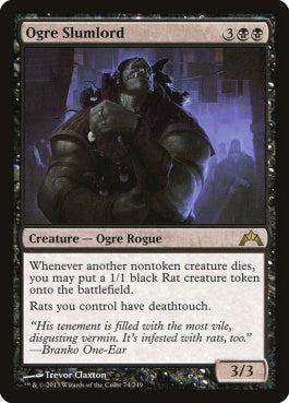 naokuroshop MTG [GTC][074][黒][R][EN][オーガの貧王/Ogre Slumlord] NM