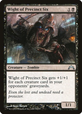 naokuroshop MTG [GTC][084][黒][U][EN][第６管区のワイト/Wight of Precinct Six] NM