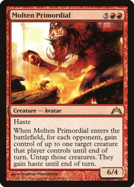 naokuroshop MTG [GTC][101][赤][R][EN][溶鉄の始源体/Molten Primordial] NM