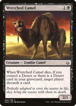 naokuroshop MTG [HOU][082][黒][C][EN][不憫なラクダ/Wretched Camel] NM