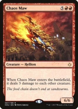 naokuroshop MTG [HOU][087][赤][R][EN][混沌の大口/Chaos Maw] NM