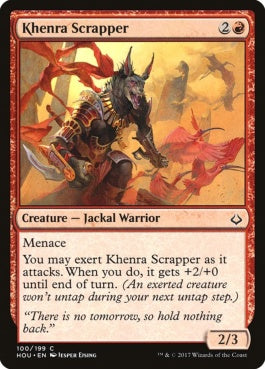 naokuroshop MTG [HOU][100][赤][C][EN][ケンラの潰し屋/Khenra Scrapper] NM