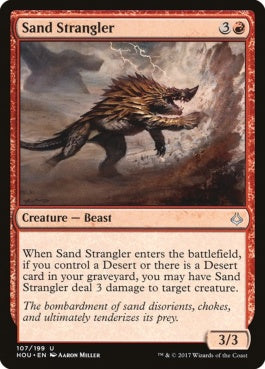 naokuroshop MTG [HOU][107][赤][U][EN][砂かけ獣/Sand Strangler] NM