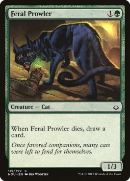 naokuroshop MTG [HOU][115][緑][C][EN][残忍な野猫/Feral Prowler] NM