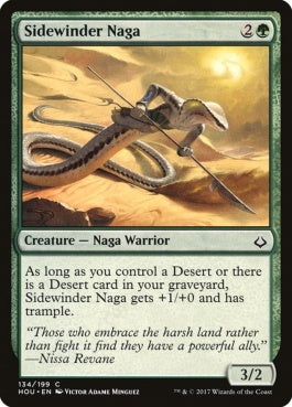 naokuroshop MTG [HOU][134][緑][C][EN][横這ナーガ/Sidewinder Naga] NM