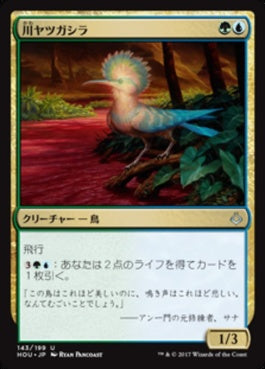 naokuroshop MTG [HOU][143][多][U][JP][川ヤツガシラ/River Hoopoe] NM