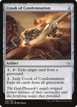 naokuroshop MTG [HOU][159][茶][U][EN][没収の曲杖/Crook of Condemnation] NM