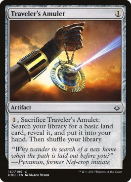 naokuroshop MTG [HOU][167][茶][C][EN][旅行者の護符/Traveler's Amulet] NM