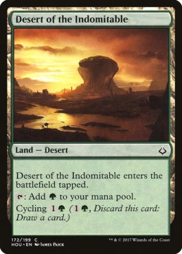 naokuroshop MTG [HOU][172][土地][C][EN][不屈の砂漠/Desert of the Indomitable] NM