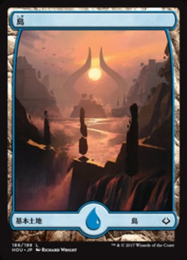 naokuroshop MTG [HOU][186][土地][C][JP][島/Island] NM