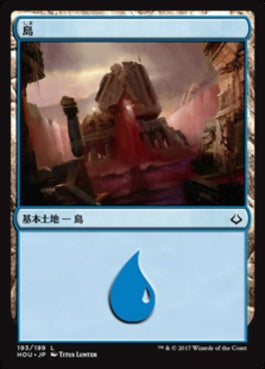 naokuroshop MTG [HOU][193][土地][C][JP][島/Island] NM