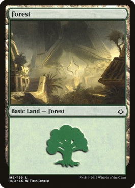 naokuroshop MTG [HOU][198][土地][C][EN][森/Forest] NM