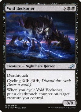 naokuroshop MTG [IKO][104][黒][U][EN][虚空を招くもの/Void Beckoner] NM