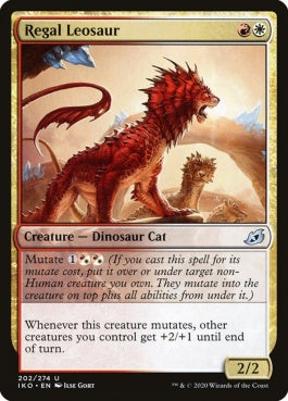 naokuroshop MTG [IKO][202][多][U][EN][威厳あるレオサウルス/Regal Leosaur] NM