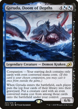 naokuroshop MTG [IKO][221][多][R][EN][深海の破滅、ジャイルーダ/Gyruda, Doom of Depths] NM