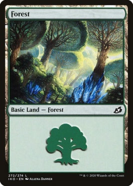 naokuroshop MTG [IKO][272][土地][C][EN][森/Forest] NM