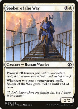 naokuroshop MTG [IMA][029][白][C][EN][道の探求者/Seeker of the Way] NM