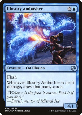 naokuroshop MTG [IMA][058][青][U][EN][錯覚の伏兵/Illusory Ambusher] NM