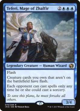 naokuroshop MTG [IMA][075][青][R][EN][ザルファーの魔道士、テフェリー/Teferi, Mage of Zhalfir] NM