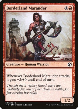 naokuroshop MTG [IMA][119][赤][C][EN][国境地帯の匪賊/Borderland Marauder] NM