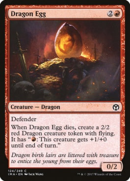 naokuroshop MTG [IMA][124][赤][C][EN][ドラゴンの卵/Dragon Egg] NM