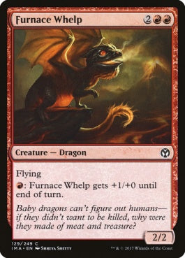 naokuroshop MTG [IMA][129][赤][C][EN][焼炉の仔/Furnace Whelp] NM