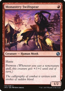 naokuroshop MTG [IMA][140][赤][U][EN][僧院の速槍/Monastery Swiftspear] NM