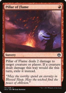 naokuroshop MTG [IMA][141][赤][C][EN][火柱/Pillar of Flame] NM