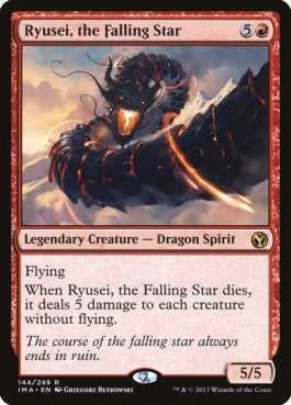 naokuroshop MTG [IMA][144][赤][R][EN][降る星、流星/Ryusei, the Falling Star] NM