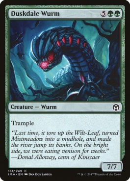 naokuroshop MTG [IMA][161][緑][C][EN][夕暮れ谷のワーム/Duskdale Wurm] NM