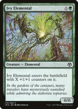 naokuroshop MTG [IMA][170][緑][C][EN][キヅタの精霊/Ivy Elemental] NM