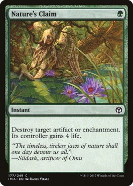 naokuroshop MTG [IMA][177][緑][C][EN][自然の要求/Nature's Claim] NM