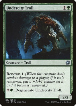 naokuroshop MTG [IMA][188][緑][U][EN][地底街のトロール/Undercity Troll] NM