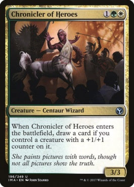 naokuroshop MTG [IMA][196][多][U][EN][英雄の記録者/Chronicler of Heroes] NM