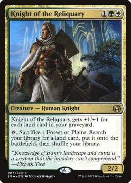 naokuroshop MTG [IMA][203][多][R][EN][聖遺の騎士/Knight of the Reliquary] NM