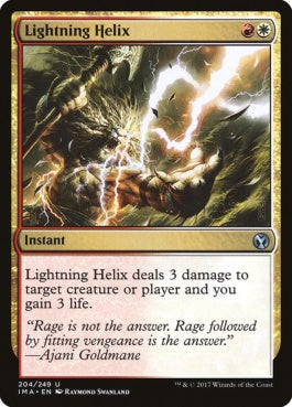 naokuroshop MTG [IMA][204][多][U][EN][稲妻のらせん/Lightning Helix] NM