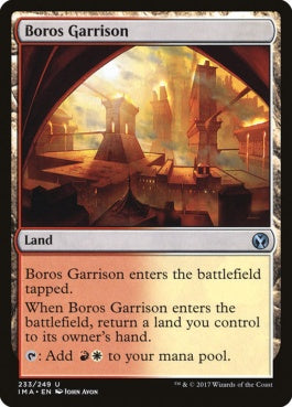 naokuroshop MTG [IMA][233][土地][U][EN][ボロスの駐屯地/Boros Garrison] NM