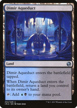 naokuroshop MTG [IMA][234][土地][U][EN][ディミーアの水路/Dimir Aqueduct] NM