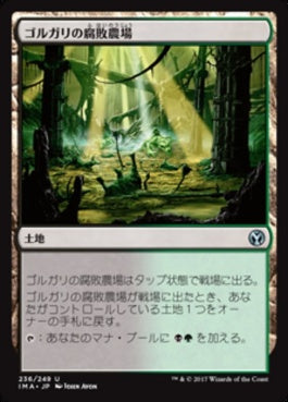 naokuroshop MTG [IMA][236][土地][U][JP][ゴルガリの腐敗農場/Golgari Rot Farm] NM