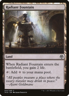 naokuroshop MTG [IMA][244][土地][C][EN][光輝の泉/Radiant Fountain] NM