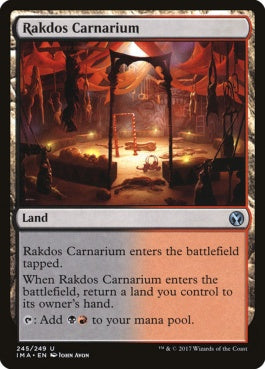 naokuroshop MTG [IMA][245][土地][U][EN][ラクドスの肉儀場/Rakdos Carnarium] NM