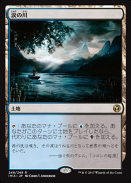 naokuroshop MTG [IMA][246][土地][R][JP][涙の川/River of Tears] NM