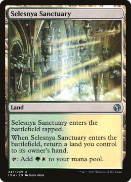 naokuroshop MTG [IMA][247][土地][U][EN][セレズニアの聖域/Selesnya Sanctuary] NM