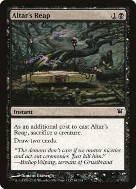 naokuroshop MTG [ISD][086][黒][C][EN][祭壇の刈り取り/Altar's Reap] NM